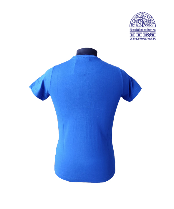 Round Neck Royal Blue With IIMA